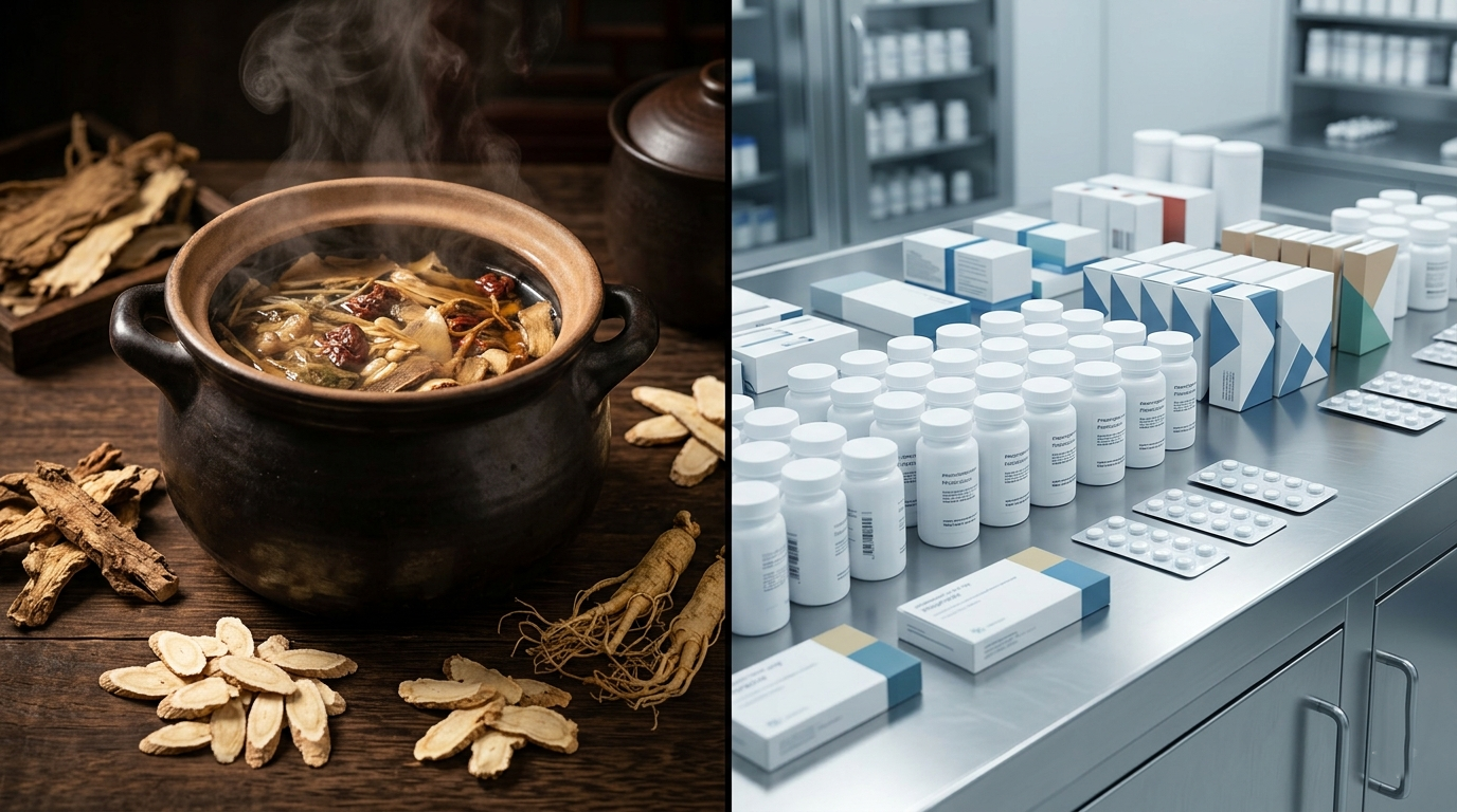 TCM herbs vs. Western medicines