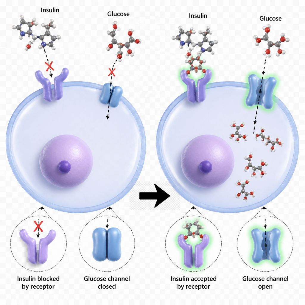 HTN Cellular Mechanism - improves cell insulin resistance
